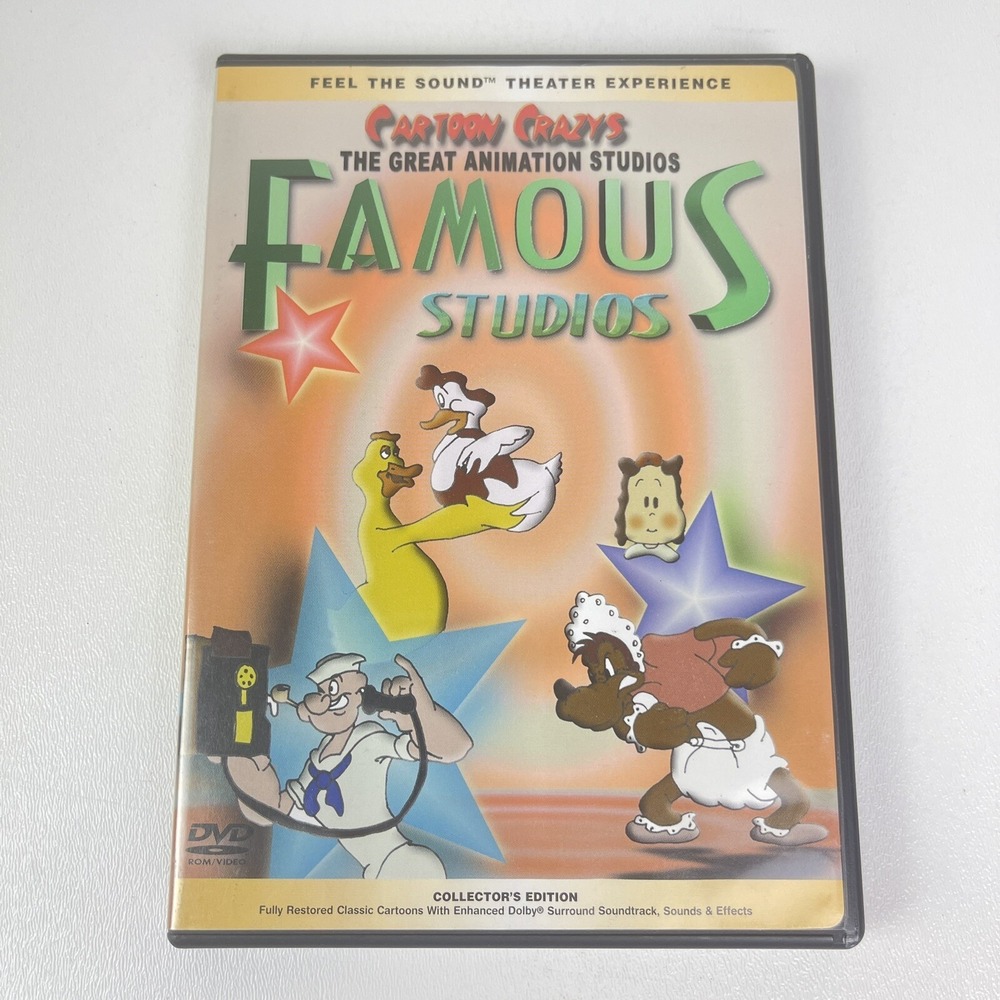 Cartoon Crazys The Great Animation Studios Famous Studios DVD 2001 Winstar